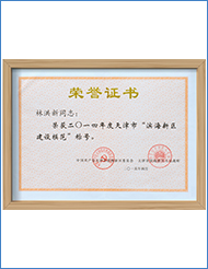 滨海新区建设模范